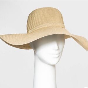 SHADE & SHORE Straw floppy hat